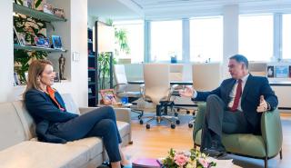 ΞΕΕ: Συνάντηση Αλέξανδρου Βασιλικού με την πρόεδρο του Ευρωπαϊκού Κοινοβουλίου