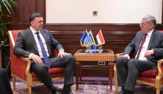 Κικίλιας: Ελλάδα και Αίγυπτος έχουν συγκριτικά πλεονεκτήματα για φιλόδοξα projects σε ναυτιλία και ενέργεια