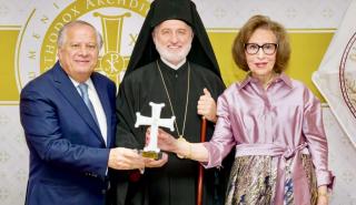 Βραβεία αριστείας σε εξέχοντες ομογενείς από τον Αρχιεπίσκοπο Αμερικής Ελπιδοφόρο