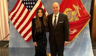 Συνάντηση Δένδια με τη νέα πρέσβη των ΗΠΑ