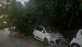 Ισχυρές καταιγίδες πλήττουν την Κέρκυρα