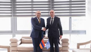 Μπρατάκος: Στόχος μας η ενεργή διασύνδεση των επιχειρηματικών κοινοτήτων Ελλάδας - Αρμενίας