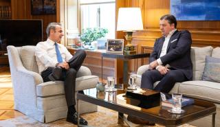 Συνάντηση Μητσοτάκη με τον πρόεδρο της Euroleague Basketball