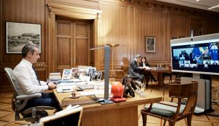 Σε έκτακτη τηλεδιάσκεψη των ηγετών της ΕΕ για την Ουκρανία συμμετείχε ο Κυρ. Μητσοτάκης