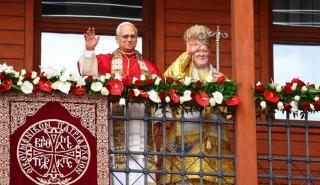 Φανάρι: Μηνύματα ενότητας και ειρήνης έστειλαν ο Οικουμενικός Πατριάρχης και ο Πάπας