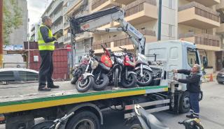 Επιχείρηση απομάκρυνσης εκατοντάδων εγκαταλελειμμένων δικύκλων στον Δήμο Αθηναίων