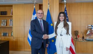 Συνάντηση Χατζηδάκη - Γκιλφόιλ: Οι σχέσεις Ελλάδας-ΗΠΑ είναι στο υψηλότερο επίπεδο των τελευταίων ετών