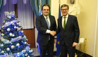Συνάντηση Πιερρακάκη με τον Ιταλό Υπουργό Οικονομικών στη Ρώμη