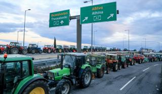 Κλιμακώνουν οι αγρότες: Κλειστή η Αθηνών - Θεσσαλονίκης στη Νίκαια, αύριο η κρίσιμη σύσκεψη
