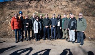 Στον Φενεό για την παραλαβή των έργων αποκατάστασης από τις πυρκαγιές ο Στ. Παπασταύρου