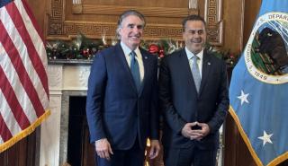 Συνάντηση Παπασταύρου - Μπέργκαμ στις ΗΠΑ για ενεργειακά deals: Η Ελλάδα δείχνει τον δρόμο