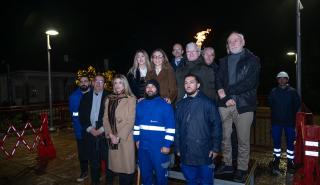 Enaon EDA: Ενεργοποιήθηκε το πρώτο τμήμα του δικτύου φυσικού αερίου στο Καρπενήσι