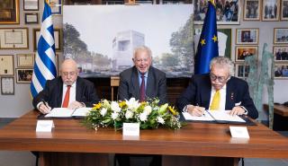 ΜΕΤΚΑ: Υπογραφή σύμβασης εργολαβίας για το Μουσείο Ολοκαυτώματος Ελλάδος