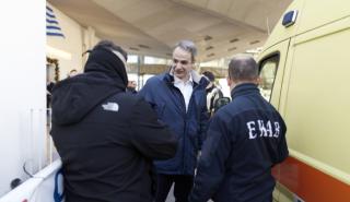 Επίσκεψη Μητσοτάκη στο ΓΝΑ «Γεώργιος Γεννηματάς»