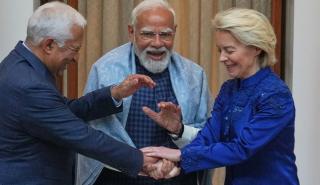 Λάιεν για συμφωνία ΕΕ - Ινδίας: Αυτό το deal είναι μόνο η αρχή