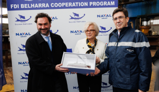 Επίσκεψη της υπουργού Άμυνας της Γαλλίας στα «Ναυπηγεία Σαλαμίνας»