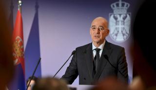 Δένδιας: Στόχος η περαιτέρω προώθηση της αμυντικής συνεργασίας με τη Σερβία