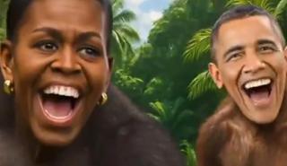 O Τραμπ ανέβασε βίντεο που απεικονίζει τους Ομπάμα ως πιθήκους