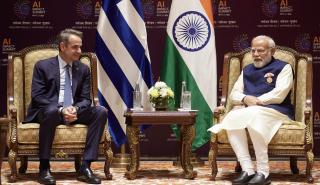 Μητσοτάκης σε Μόντι: «Η Ελλάδα επιθυμεί να συμμετάσχει στον οικονομικό διάδρομο IMEC»