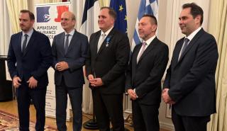 Πιτσιλής (ΑΑΔΕ): Χρίστηκε Ιππότης του Εθνικού Τάγματος Αξίας της Γαλλικής Δημοκρατίας