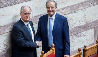 Σαμαράς σε Τασούλα: «Ανησυχώ βαθύτατα για τα εθνικά θέματα»