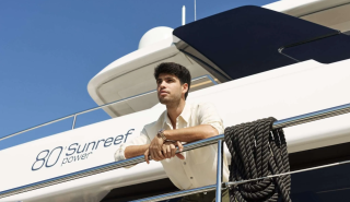 Ο Κάρλος Αλκαράθ στο νέο του superyacht