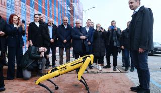 Εντυπωσιασμένος ο Κυρ. Μητσοτάκης από την ταχύτητα κατασκευής του Fly Over