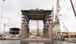 Καθελκύστηκε επιτυχώς στη Σαλαμίνα η πλατφόρμα θαλάσσιας επιτήρησης USSPS της ΕΤΜΕ