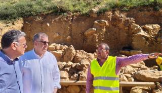Νίκος Ταχιάος: Αυτοψία στα εργοτάξια και τις αρχαιολογικές εργασίες του ΒΟΑΚ