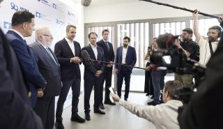 Επίσκεψη Μητσοτάκη στη βιομηχανική ζώνη Τρίπολης - «Η εξαγωγική φαρμακοβιομηχανία είναι κλάδος αιχμής»