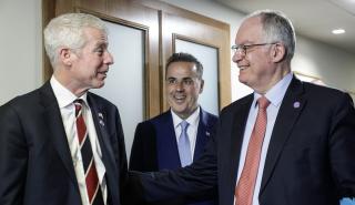 Παπασταύρου και Ράιτ συζήτησαν για τον Κάθετο Διάδρομο και την συνεργασία Ελλάδας - ΗΠΑ