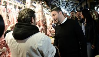 Ανδρουλάκης στη Βαρβάκειο: Η κυβέρνηση δεν δίνει λύσεις στα προβλήματα του ελληνικού λαού