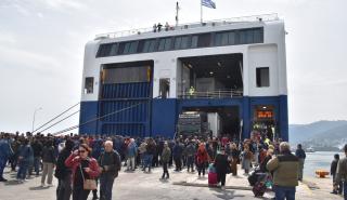Μυτιλήνη: Κτηνοτρόφοι μπλόκαραν την αποβίβαση φορτηγών από το «Blue Star Patmos»