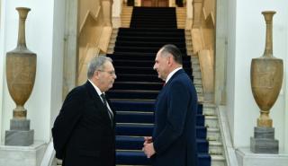 Συνάντηση Γεραπετρίτη με τον αναπληρωτή πρωθυπουργό του Λιβάνου