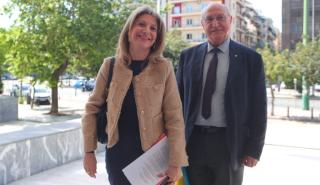 Στον Άρειο Πάγο η Μαρία Καρυστιανού: Κατέθεσε την ιδρυτική διακήρυξη της «Ελπίδας για τη Δημοκρατία»