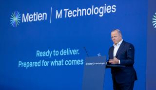 Metlen: Εγκαινιάστηκε στον Βόλο η νέα μονάδα της M Technologies - Τι ζήτησε ο Μυτιληναίος από τον Δένδια