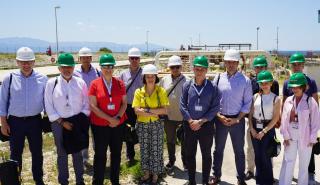 Energean: Στις εγκαταστάσεις του Πρίνου η Πρόεδρος του Διεθνούς Επιμελητηρίου Μηχανικών Πετρελαίου