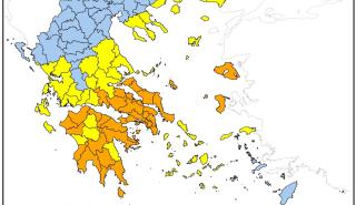 Πολύ υψηλός κίνδυνος πυρκαγιάς (κατηγορία κινδύνου 4) για την Κυριακή