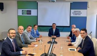 Η μεταρρύθμιση για διαχείριση υδάτων στην συνάντηση Παπασταύρου με βουλευτές της ΝΔ