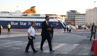 Στο λιμάνι του Πειραιά ο Β. Κικίλιας