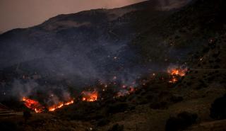Ολονύχτια μάχη με τις φλόγες σε Ρέθυμνο, Πάρο, Άνδρο, Κάλυμνο - Στάχτη 45.000 στρέμματα στην Κρήτη
