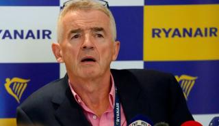 CEO της Ryanair: Σε «ζημιά από ξένο αντικείμενο» αποδίδει το σπασμένο παράθυρο