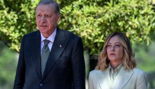 Τηλεφωνική συνομιλία Μελόνι-Ερντογάν ενόψει της συνόδου ΝΑΤΟ