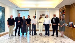 Συνάντηση Ζαχαράκη με το ΔΣ του Ινστιτούτου Εκπαιδευτικής Πολιτικής