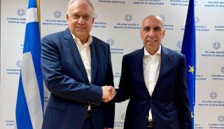 Συνάντηση Θεοδωρικάκου - Μπρατάκου: Στο επίκεντρο η ενίσχυση των ΜμΕ και της μεσαίας τάξης ενόψει ΔΕΘ