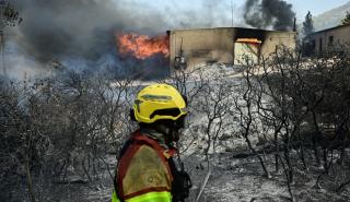 Οριοθετήθηκε η φωτιά στον Κουβαρά: Σε επιφυλακή οι δυνάμεις για αναζωπυρώσεις