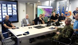 Μητσοτάκης: Μετέβη εκ νέου στο Συντονιστικό Κέντρο