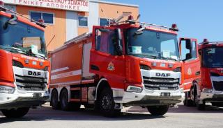Παρελήφθησαν 14 νέα υδροφόρα πυροσβεστικά οχήματα 12.000 λίτρων στο Πυροσβεστικό Σώμα