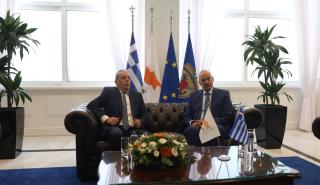 Δένδιας: Κύπρος και Ελλάδα συνιστούν άξονα σταθερότητας και ασφάλειας στην Ανατολική Μεσόγειο