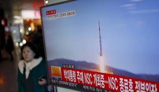 Η Βόρεια Κορέα προχώρησε σε νέες εκτοξεύσεις βαλλιστικών πυραύλων «αγνώστου τύπου»